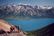 Reiturlaub British Columbia Kanada Reiter See