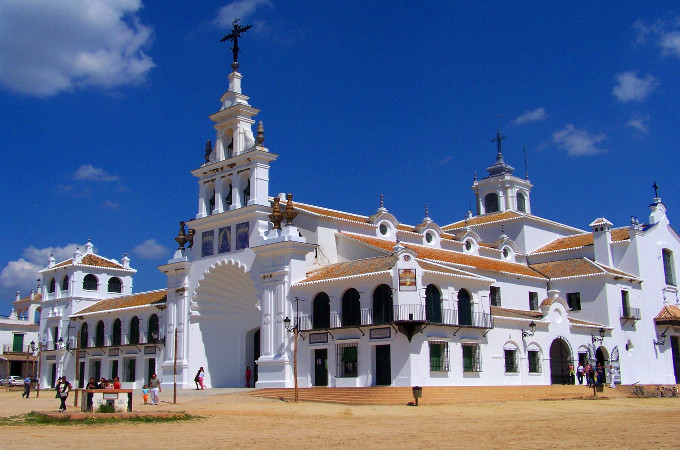 Die berühmte Kirche von El Rocio.